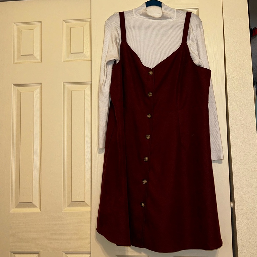 SHEIN Jumper and Turtleneck Combo